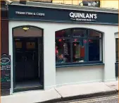  ??  ?? Quinlan’s is opening more seafood bars