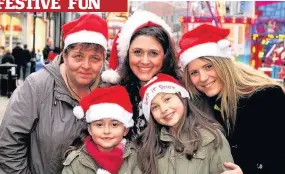  ??  ?? Lighting up Ayr Families are urged to come along to the switch- on this Sunday