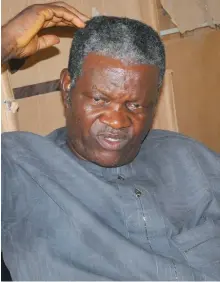  ??  ?? Godwin Nwanesi, former chairman of Doors and Allied Products Marketers Associatio­n, is disturbed by lack of amenities