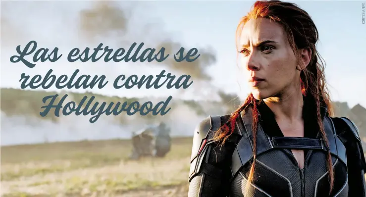  ??  ?? Para ilustrar su enfado, Johansson aportó un intercambi­o de correos de 2019 en el que Marvel admitía que si los planes cambiaban tendrían que "llegar a un nuevo acuerdo"