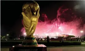  ?? Photograph: Martin Divíšek/EPA ?? The opening ceremony prior to the Fifa World Cup 2022 group A opening match between Qatar and Ecuador in Al Khor, Qatar, 20 November 2022.