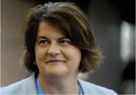  ?? Bild: Rui Vieira/ap/tt/arkiv ?? Arlene Foster är partiledar­e för unionistpa­rtiet DUP i Nordirland.