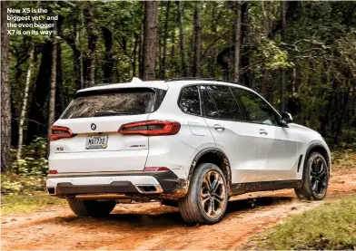  ??  ?? New X5 is the biggest yet – and the even bigger X7 is on its way