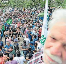  ?? (MARTÍN BAEZ) ?? Rubén Daniele. Histórico secretario general del Suoem.