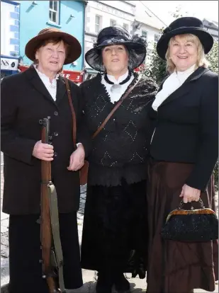  ??  ?? Bridget Murphy, Deirdre Mernagh and Margaret O’Neill