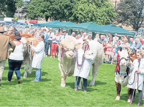  ??  ?? EVENTS: Perthshire Agricultur­al Society has announced Perth Show will not go ahead in its traditiona­l format.