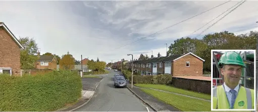  ?? Google Street View ?? ●● The area near Ivy House Garages on Countess Road on the Weston set to get new affordable homes. Inset: Nigel Bennett from Peaks and Plains