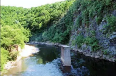  ?? ASSOCIATED PRESS ?? This photo shows the Lehigh River at Lehigh Gorge State Park in Jim Thorpe, Pa. Two recent drownings in this stretch of the river highlight the hot-weather hazard posed by Pennsylvan­ia rivers and streams.