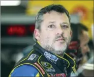  ?? CHERYL SENTER — THE ASSOCIATED PRESS ?? Three-time NASCAR Cup Series champion Tony Stewart will join the field competing in a 410 Sprint Car tonight at Grandview.