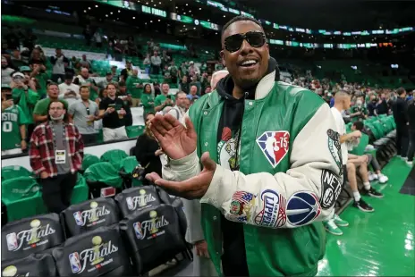  ?? MATT STONE / BOSTON HERALD ?? Former Celtics great Paul Pierce before Game 3 of the NBA Finals at the TD Garden on Wednesday night.