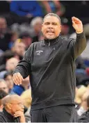  ?? NICK WASS/ASSOCIATED PRESS ?? New Georgetown head coach Ed Cooley, pictured during one of his final games with Providence on February 26. Cooley is tasked with returning the Hoyas to prominence.