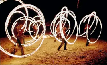  ?? PHOTO: HOLIDAY INN RESORT ?? Enjoy the Vanua Fire Show every Thursday at Holiday Inn Resort, Port Vila.