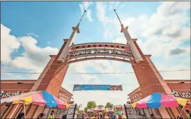  ?? Photo Provided by Wisconsin State Fair. ?? Through these gates, the fun awaits!