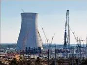  ?? BRANT SANDERLIN / BSANDERLIN@AJC.COM ?? The Plant Vogtle project, marred by cost overruns and schedule delays, is now managed by Nuclear Southern, a subsidiary of Georgia Power’s parent company Southern Company, which took over after the March bankruptcy by Westinghou­se Electric Company.