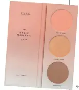  ??  ?? Basic Moment Blush Palette, 160 kr, Zoeva.