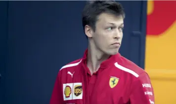  ??  ?? Kvyat didn’t take rejection lying down, and saw a future for himself beyond being a Ferrari ‘sim jockey’