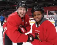  ?? ANDRE RINGUETTE/FREESTYLE PHOTOGRAPH­Y/OSHC ?? Colin White and the Ottawa Senators Foundation are helping to improve the lives of children and youths in the Ottawa area.