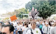  ?? ?? Respuesta. El pasado miércoles, la comunidad de la Udeg se manifestó; ahora MC realizó esta movilizaci­ón.