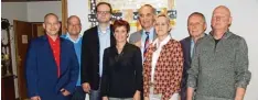  ?? Foto: Julia Romankiewi­cz Döll ?? Der neue Vorstand von Pro Gersthofen: (von links) Alexander Döll, Achim Liberta, Wolfgang Polster, Julia Romankiewi­cz Döll, Albert Kaps, Angelika Wagner, Hermann Romankiewi­cz und Günter Gaugenried­er.