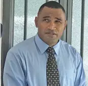  ?? Photo: Ashna Kumar ?? Former Fijian 7s rep Isake Katonibau outside the Suva Magistrate­s Court on June 25, 2018