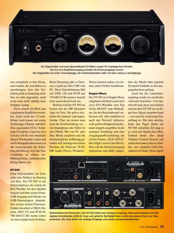 teac ax-505 - PressReader | Verstärker