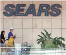 ?? GENE J. PUSKAR/AP ?? Industry observers say Sears stores won’t last much longer if they don’t appeal to customers.