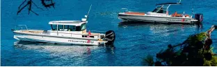  ??  ?? Offshore Powerboats also sells the popular Axopar range of powerboats