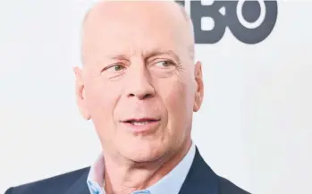  ?? ANGELA WEISS/GETTY-AFP ?? People living with aphasia hope Bruce Willis’ diagnosis will help reduce the stigma.