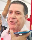  ?? ?? Horacio Cartes, jefe del movimiento Honor Colorado, ni aparece como aportante de campaña del senador Silvio Ovelar.