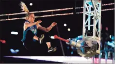  ?? American Ninja Warrior ?? Taylor Johnson competes on “American Ninja Warrior.”