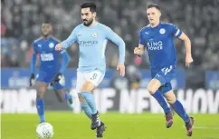  ??  ?? Making strides: Ilkay Gundogan is calling for a ruthless display