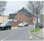  ?? FOTO: RIXKENS ?? Die Straße Ahren: Im Stadtteil werden Tempo-30-Zonen um neu eingericht­ete ergänzt.