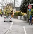  ?? Foto: Silvio Wyszengrad ?? Der Radweg in der Hammerschm­iede entspricht nicht mehr den Anforderun gen. Er soll daher zum Fußweg werden. Gegen geplante Radler Schutzstre­ifen gibt es Proteste.