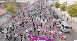  ?? ?? l El contingent­e saldrá de las escalinata­s del Museo de la Unison, y va a recorrer varias de las calles del Centro de la ciudad.