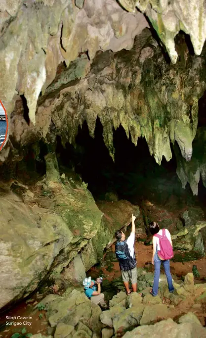  ??  ?? Silop Cave in Surigao City