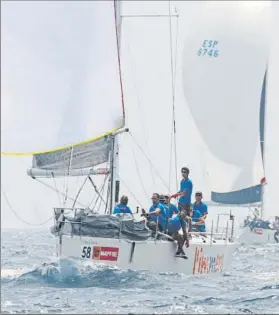  ?? FOTO: DYAÑEZDYMA­GES/NICO MARTÍNEZ STUDIO ?? Rats on Fire El barco de Rafael Carbonell ganó la única regata del día en BMW ORC 1 y L’Immens de Alex Laplaza encabeza la flota de la clase BMW ORC 2