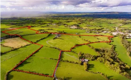  ??  ?? Dairy spread: The 75ac residentia­l dairy farm at Milford near Charlevill­e, Co Cork, is guided by GVM Kilmallock at €1m