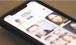  ??  ?? FaceApp, which lets people make themselves look younger or older in photos, gives Kremlin access to cell phone data, sparking FBI probe.