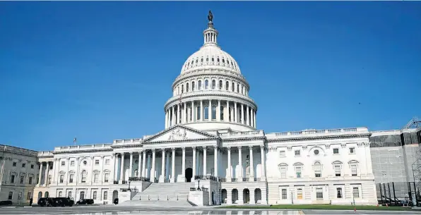  ?? AP/JACQUELYN MARTIN ?? The US Capitol, in Washington DC.