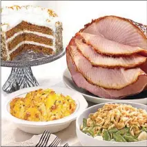  ?? COURTESY OF HONEY BAKED HAM CO. ?? Honey Baked Ham Co. is offering an Easter feast to feed the whole family.
