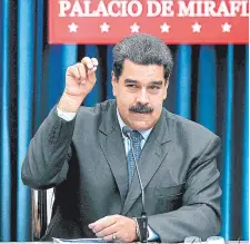  ?? FOTO: FEDERICO PARRA/AGENCIA AFP ?? El presidente de Venezuela, Nicolás Maduro.