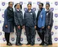  ??  ?? Waverley Girls’ High: Molatela Mamabolo, Xiluva Mabunda, Khayllah Williams, Aviwe Nthotho and Xuma Mabunda