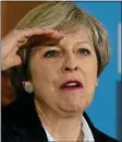  ??  ?? under fire: Theresa May