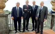  ??  ?? Album
Da sinistra Enrico Cardillo, Romano Prodi, Paolo Scudieri e Tiziano Treu