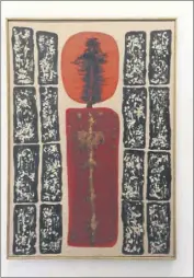  ??  ?? « Tables de prières tibétaines » (     ) de Pierre Faniest. Don de l’artiste.
