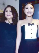 ??  ?? Flora Chua and daughter Sheree