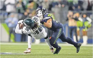  ?? STEVEN BISIG/USA TODAY SPORTS ?? Bobby Wagner says of the Seahawks injuries: “Everybody wants to step up, including myself.”