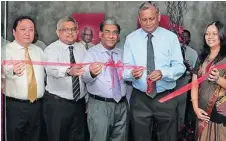  ??  ?? Privilege Select Centre was declared open by NDB Chairman Hemaka Amarasuriy­a in the presence of (from left) Assistant Vice President and Head of High Net Worth Segment and Group Products Sunil Karunaratn­e, Vice President and Head of Retail and SME...