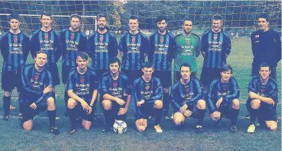  ??  ?? ●» Poynton British Legion FC’s B-team have lost 20 matches in a row after just two victories