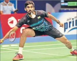  ??  ?? Kidambi Srikanth made up for losing the Singapore Open Superserie­s final to Sai Praneeth.